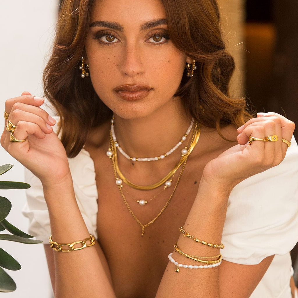 Melina Herringbone Necklace