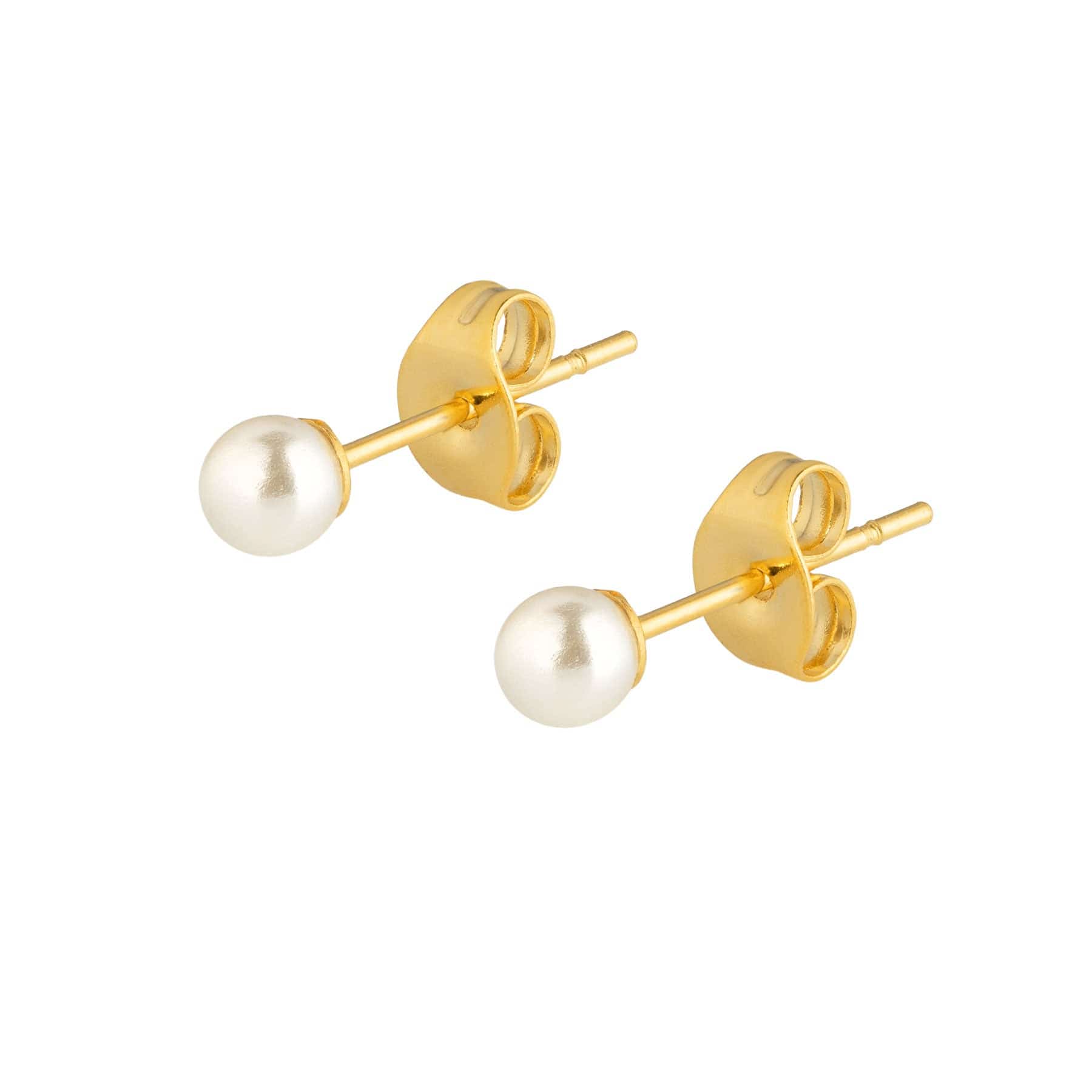 Mini Pearl Stud Earrings