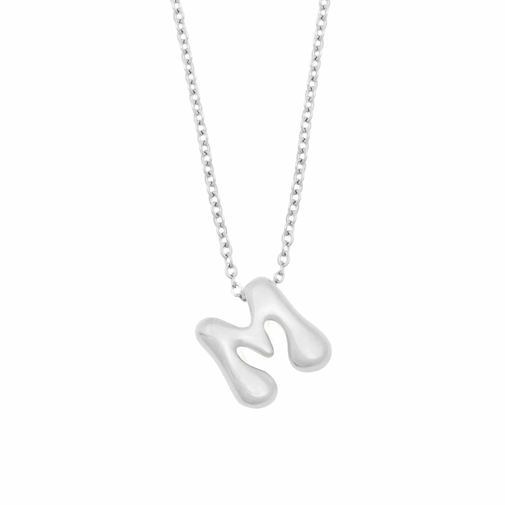 Molten Initial Necklace