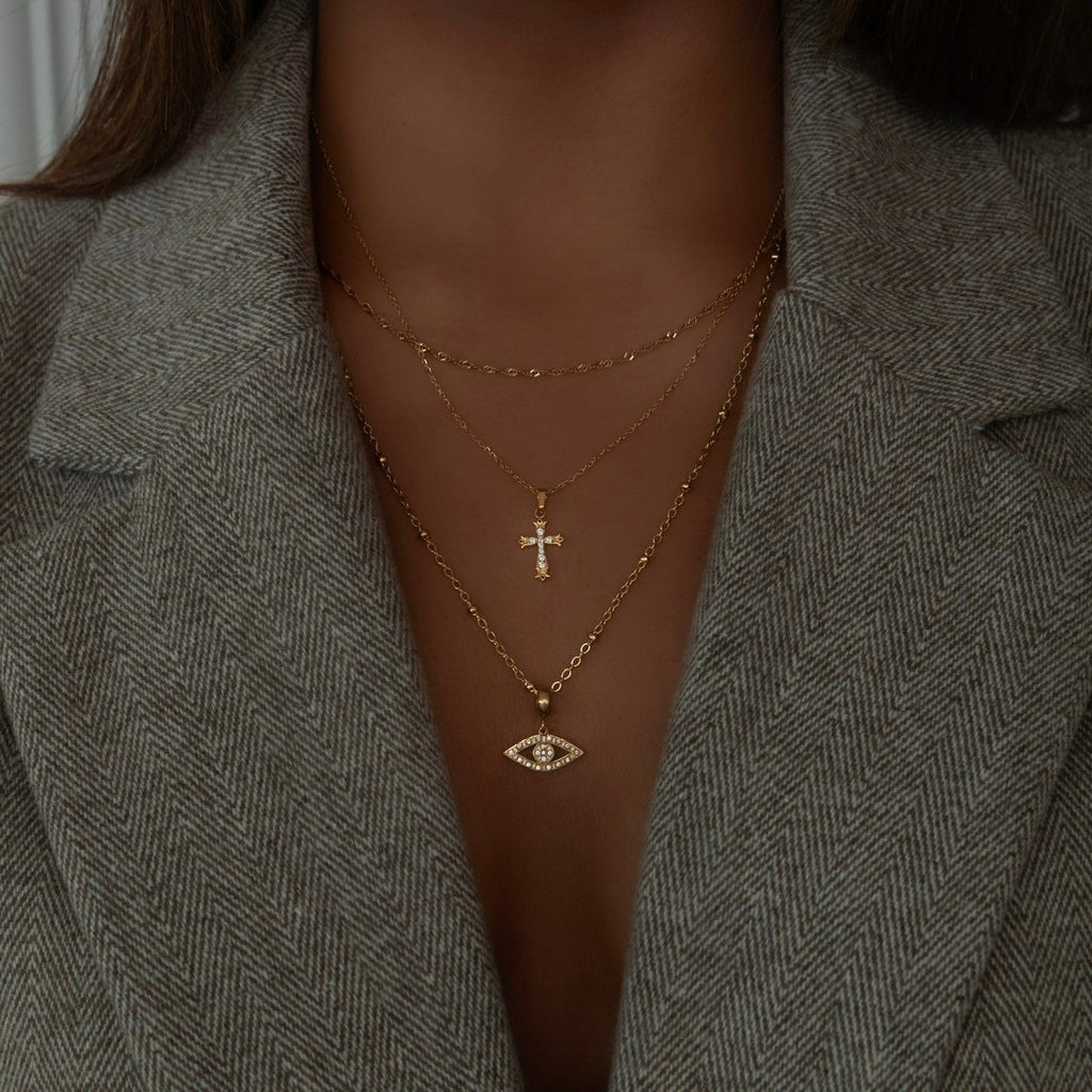 Natalya Cross Necklace