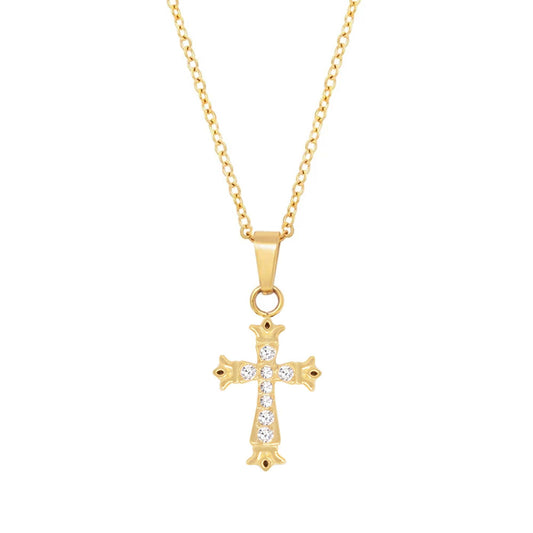 Natalya Cross Necklace