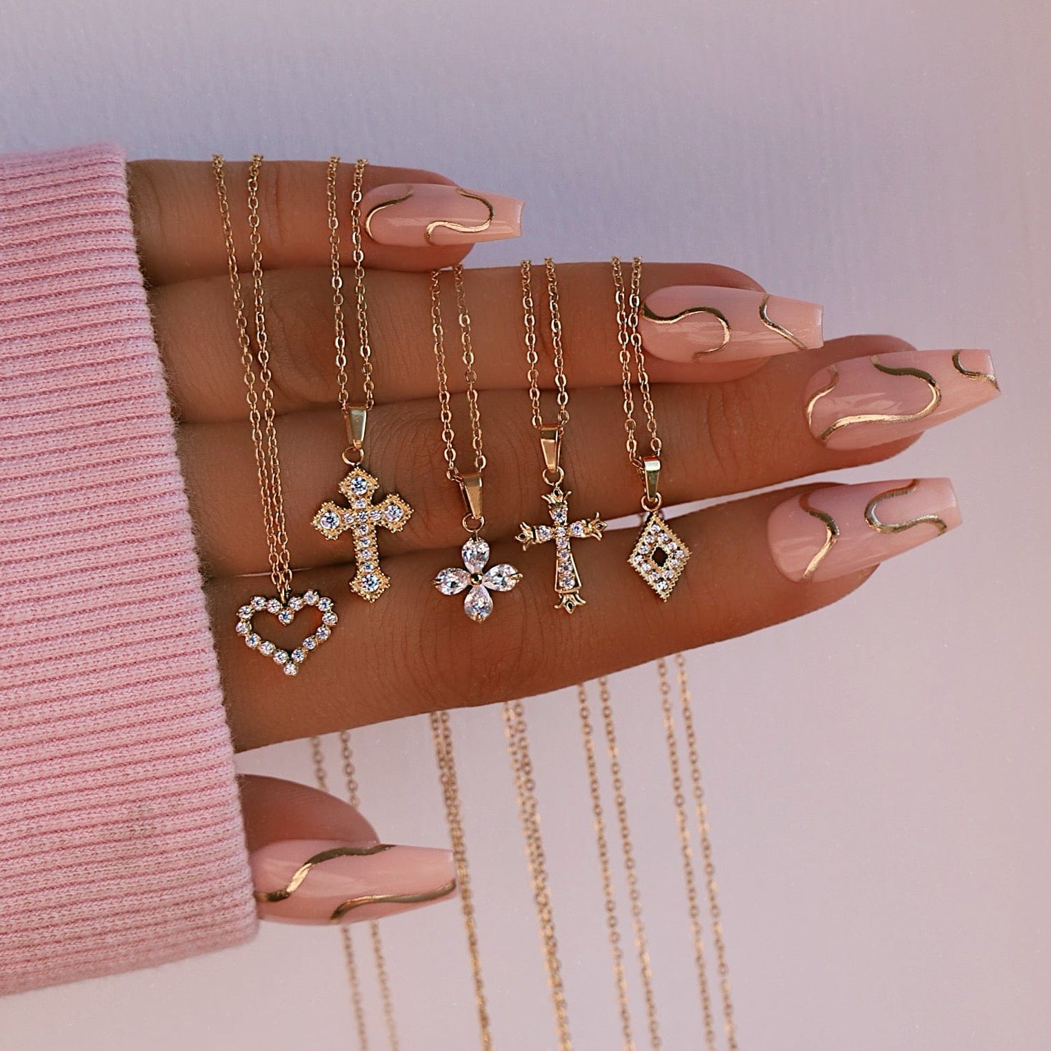 Natalya Cross Necklace