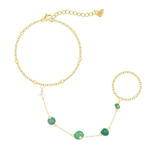 Olive Hand Chain Bracelet