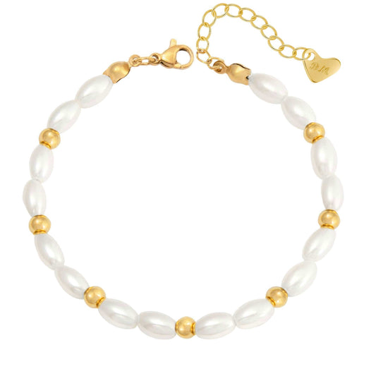 Pina Colada Pearl Bracelet