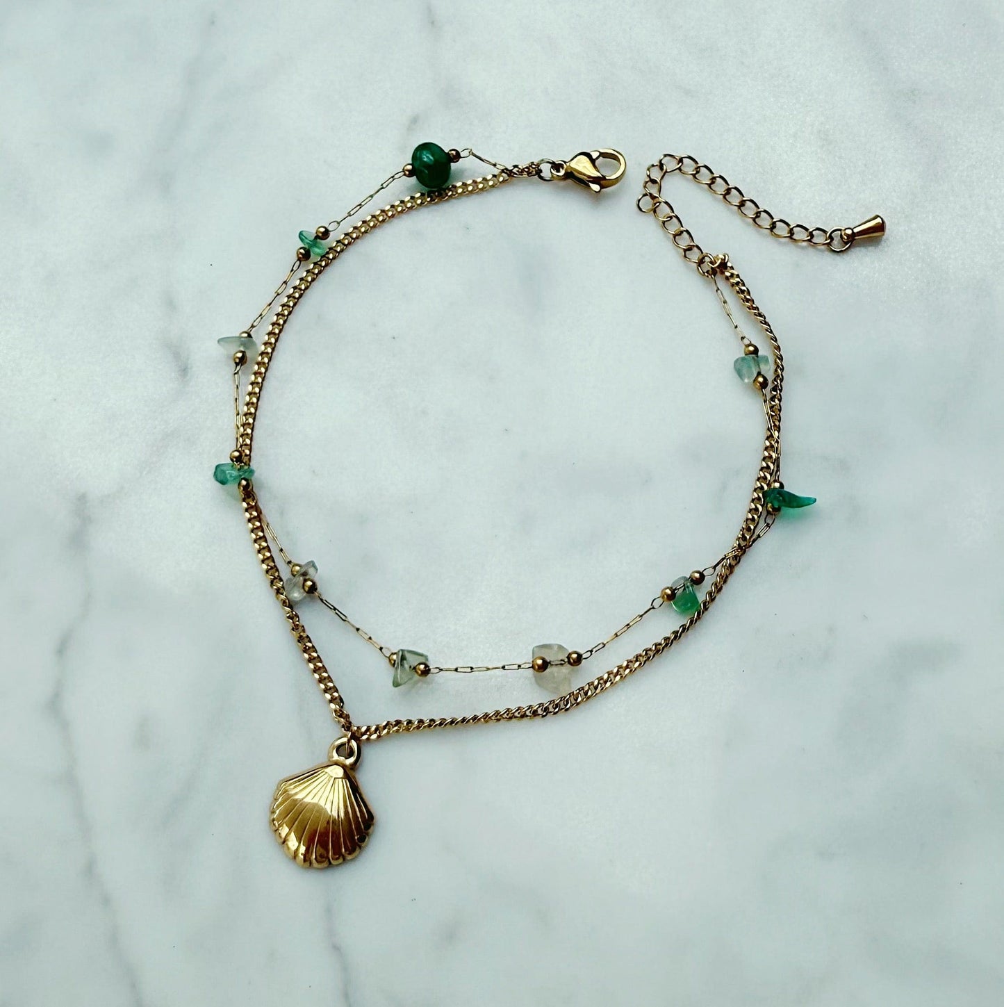 Purpose Shell Anklet