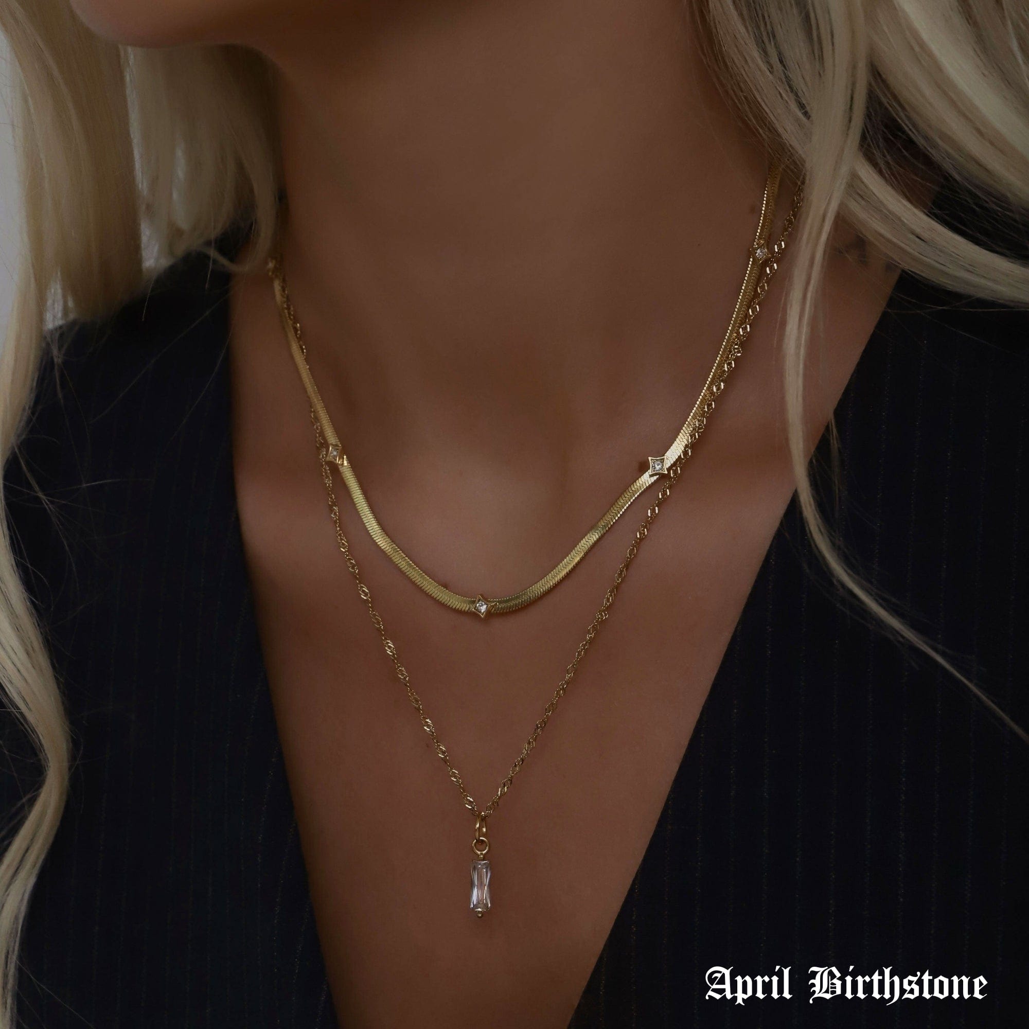 Quartet Birthstone Necklace