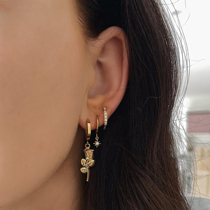 Radiance Hoop Earrings