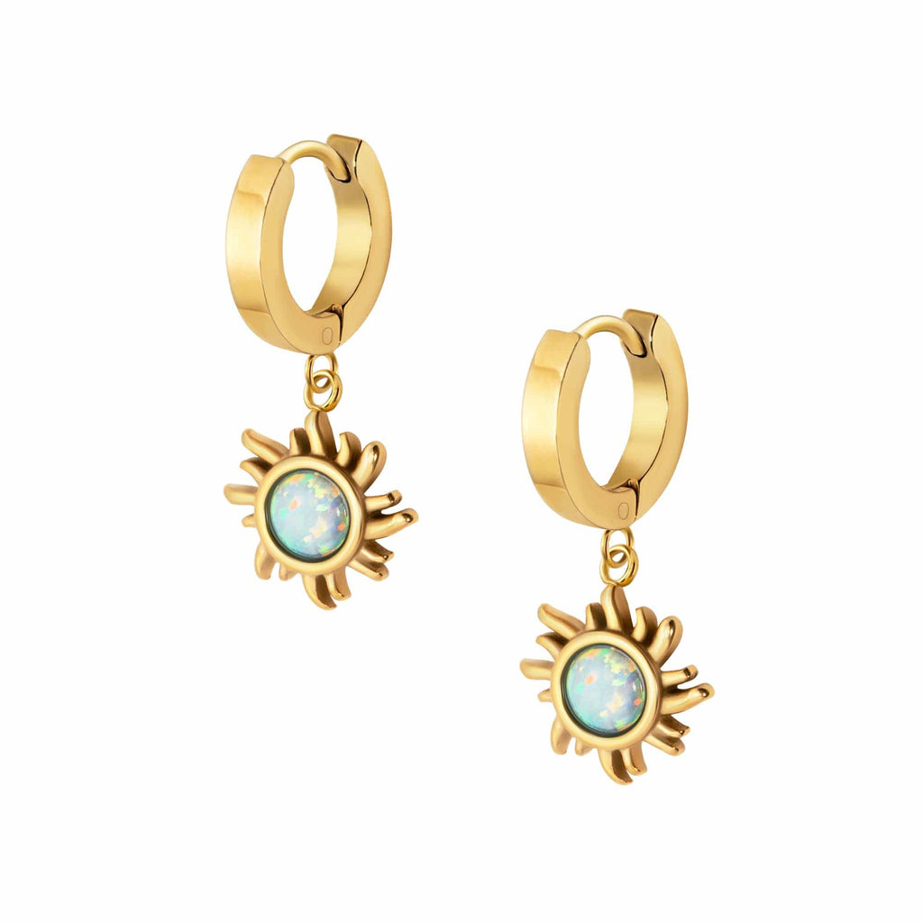 Rae Opal Hoop Earrings
