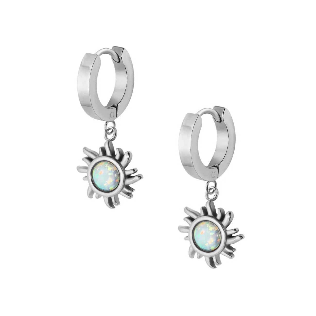 Rae Opal Hoop Earrings