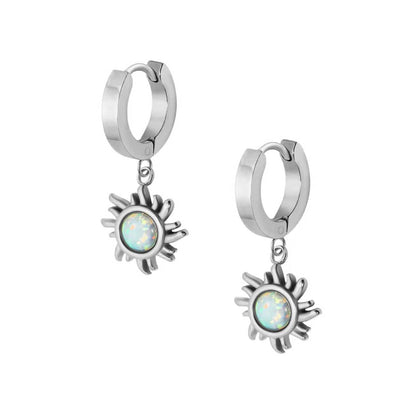 Rae Opal Hoop Earrings