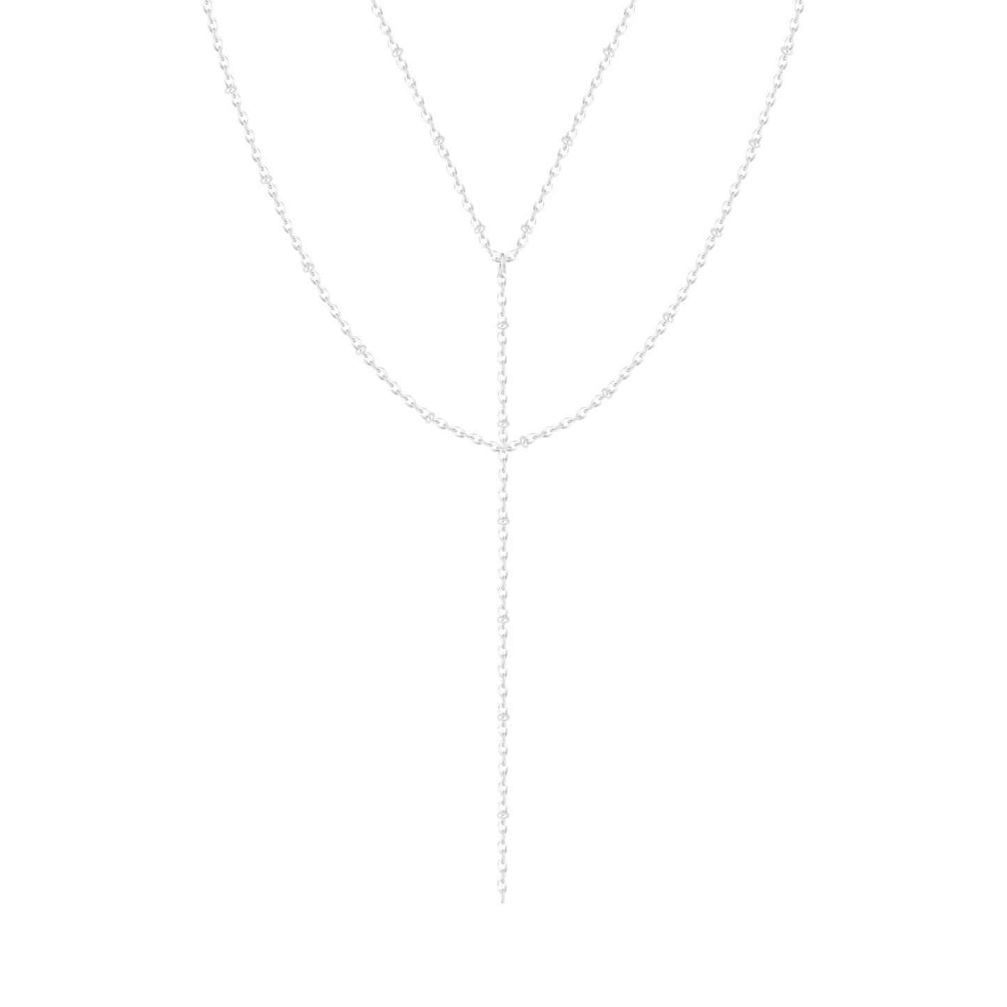 Robyn Layered Lariat Necklace