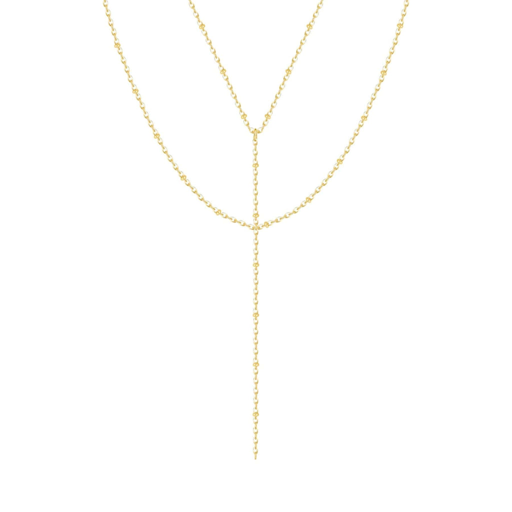 Robyn Layered Lariat Necklace