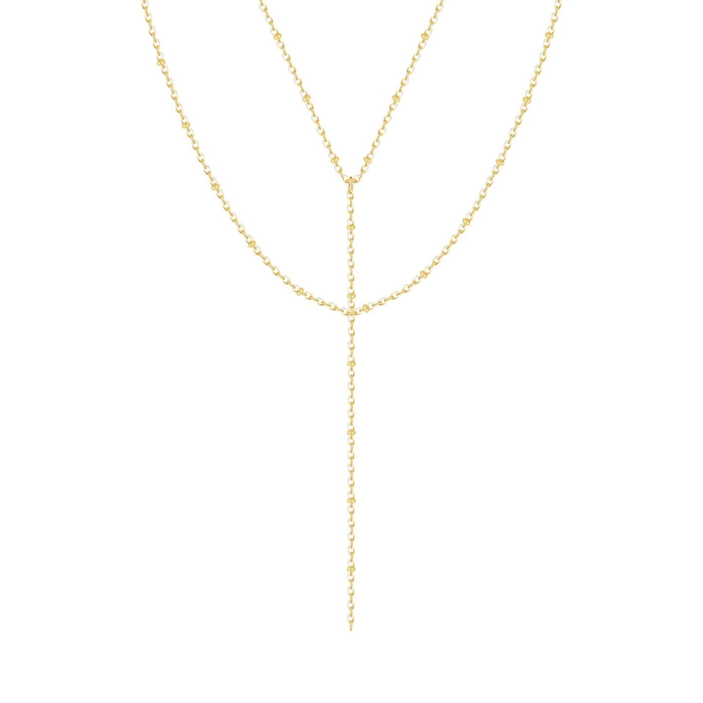 Robyn Layered Lariat Necklace