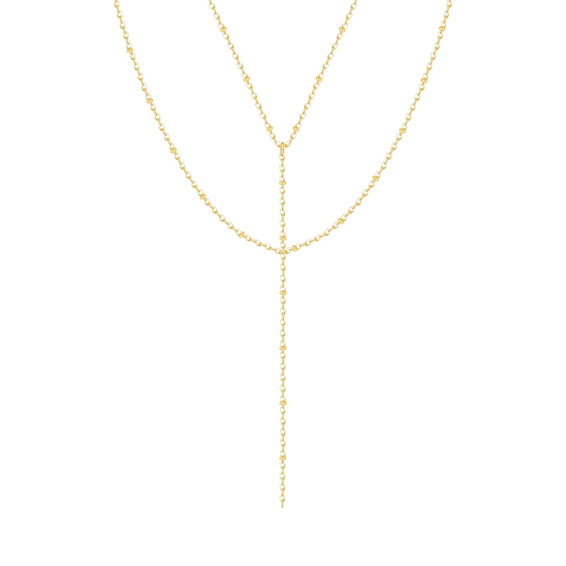 Robyn Layered Lariat Necklace