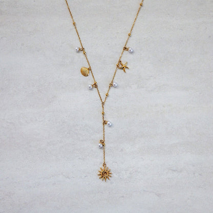 Roxana Lariat Necklace
