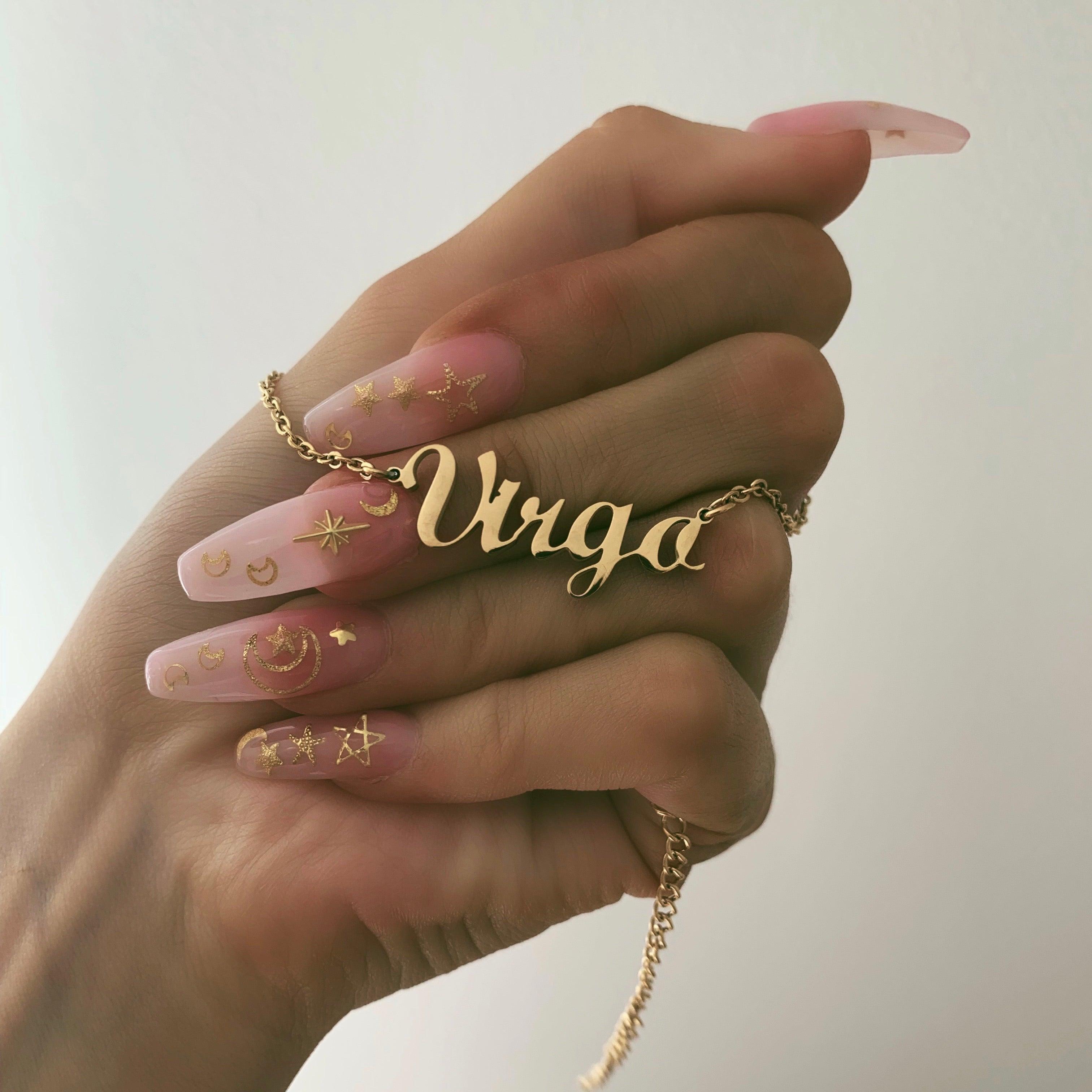 Script Zodiac Choker Necklace