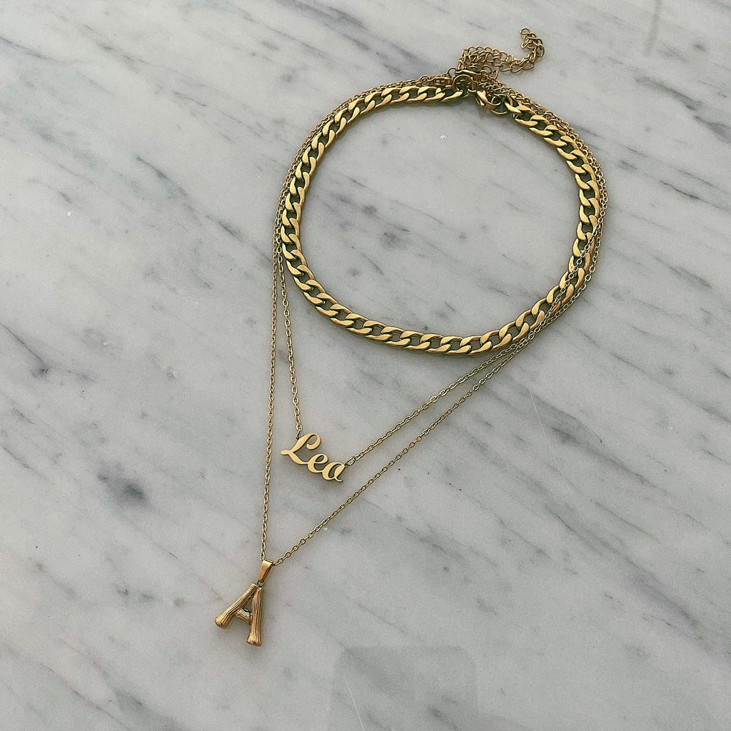 Script Zodiac Choker Necklace