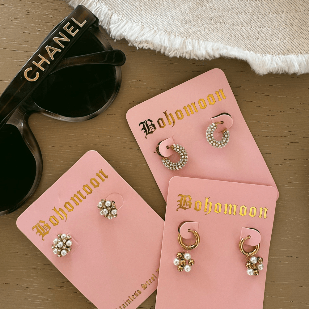 Senorita Pearl Hoop Earrings