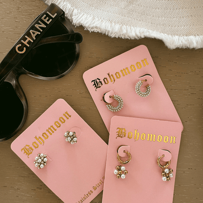 Senorita Pearl Hoop Earrings