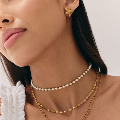 Sephira Starfish Stud Earrings