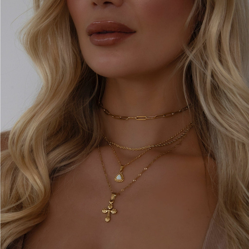 Serenity Cross Necklace