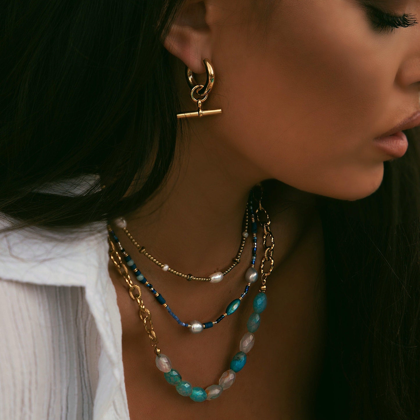 Set Sail Hoop Earrings