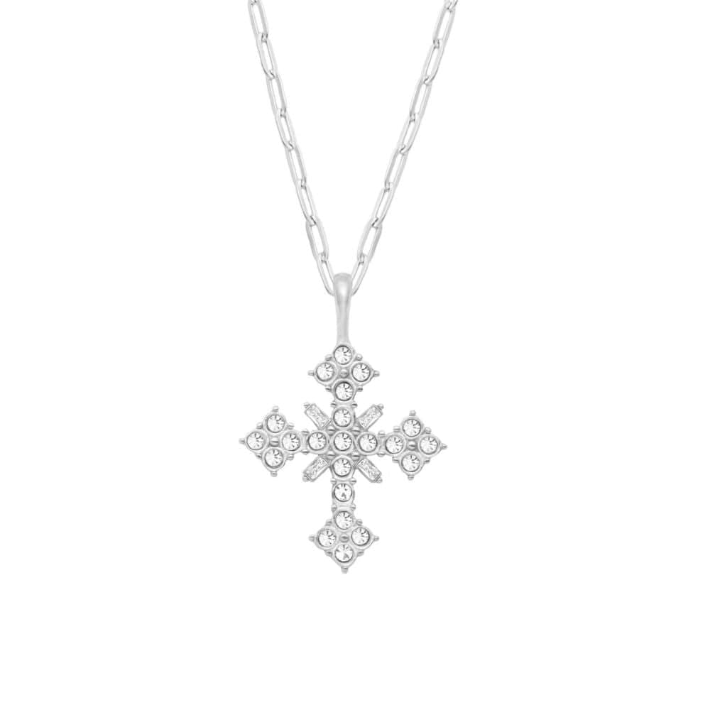 St Lucia Cross Necklace