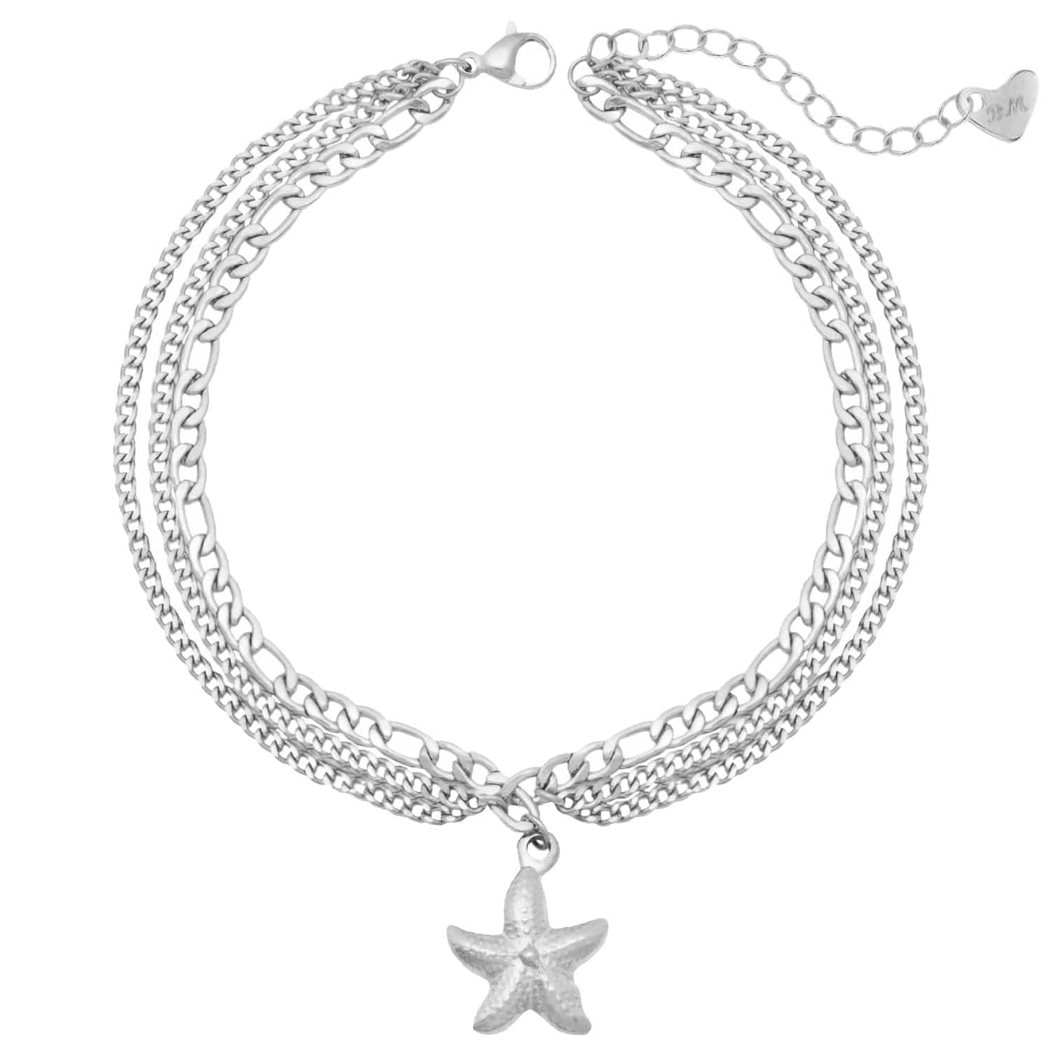 Starfish Triple Anklet