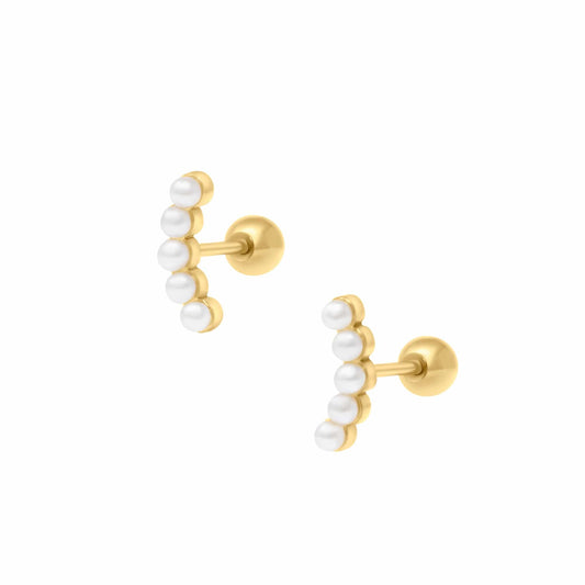 Stevie Pearl Stud Earrings