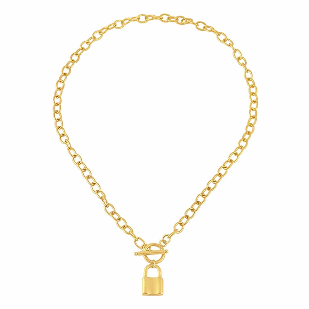 Suki Lock Tbar Necklace