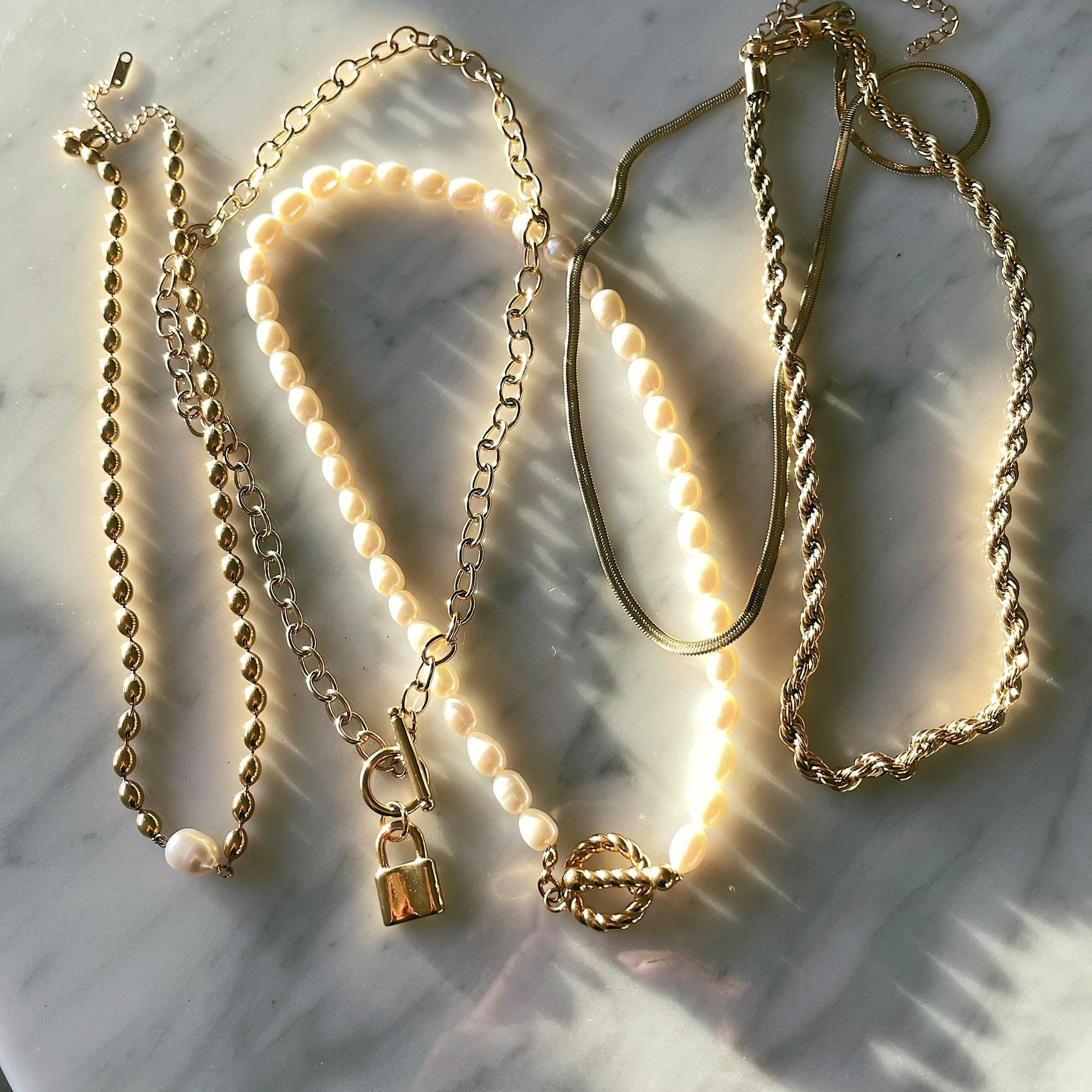 Suki Lock Tbar Necklace