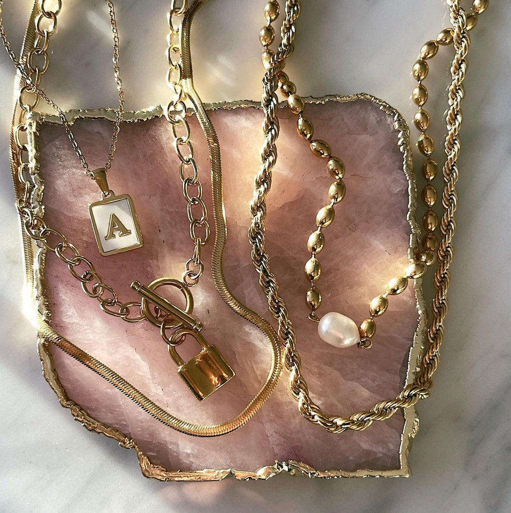 Suki Lock Tbar Necklace