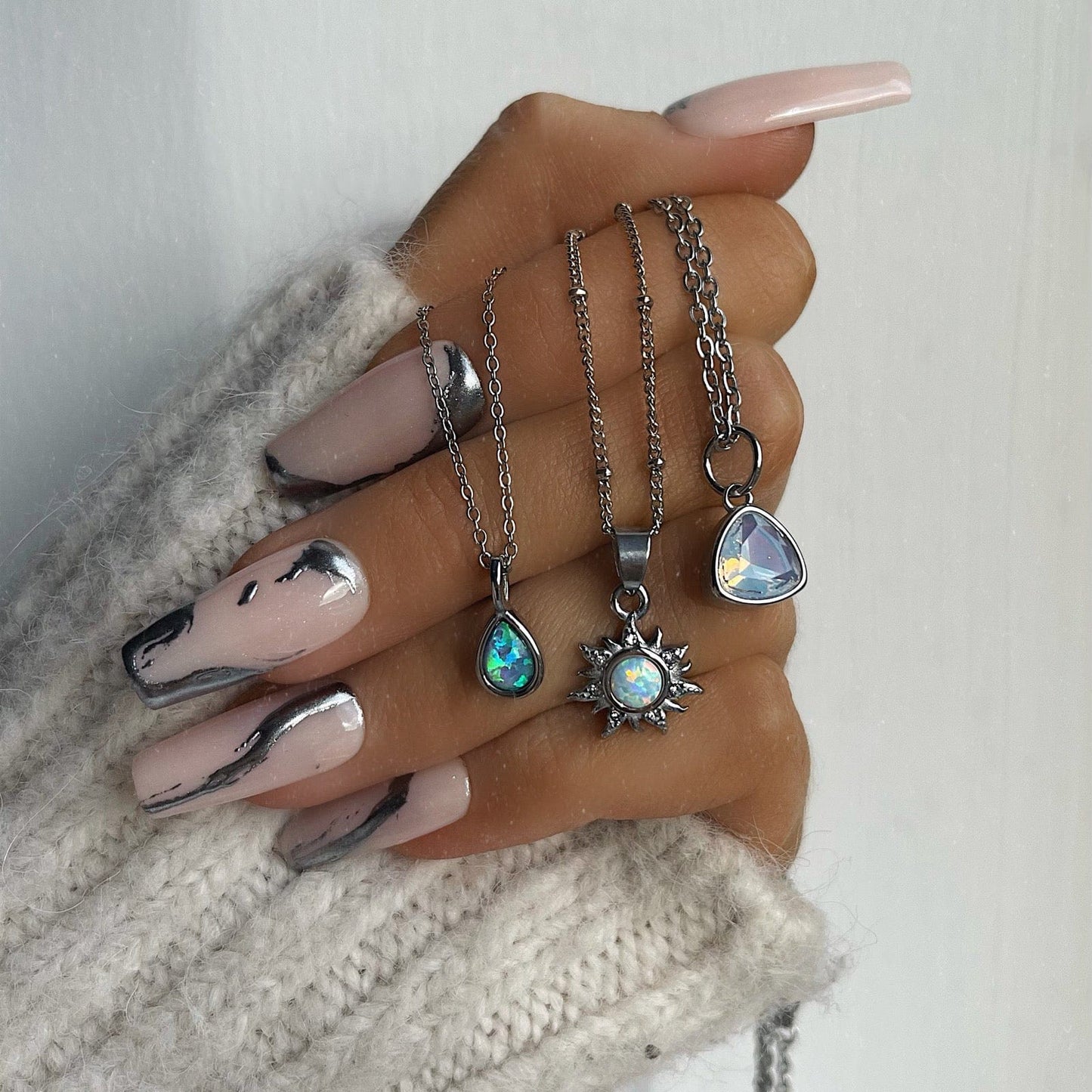 Sunbeam Opal Necklace