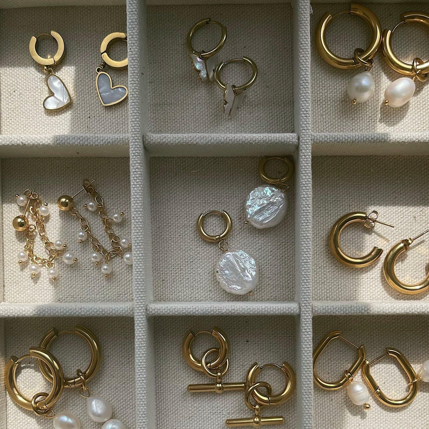 Sunkissed Hoop Earrings