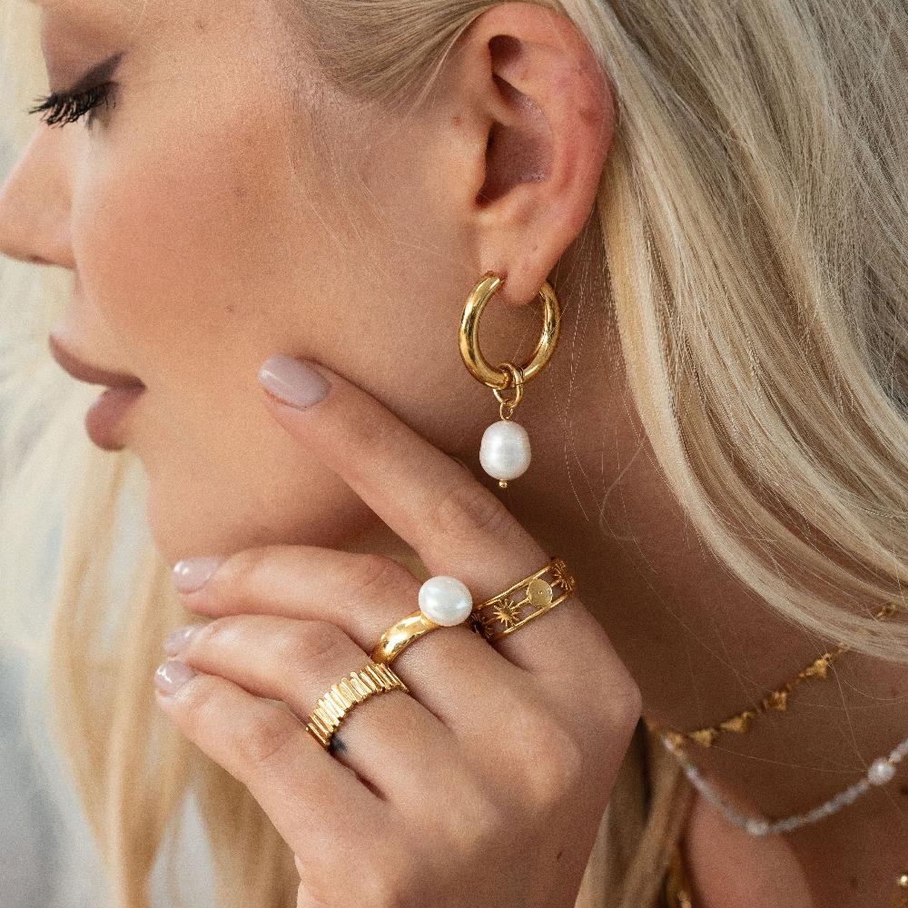 Sunkissed Hoop Earrings