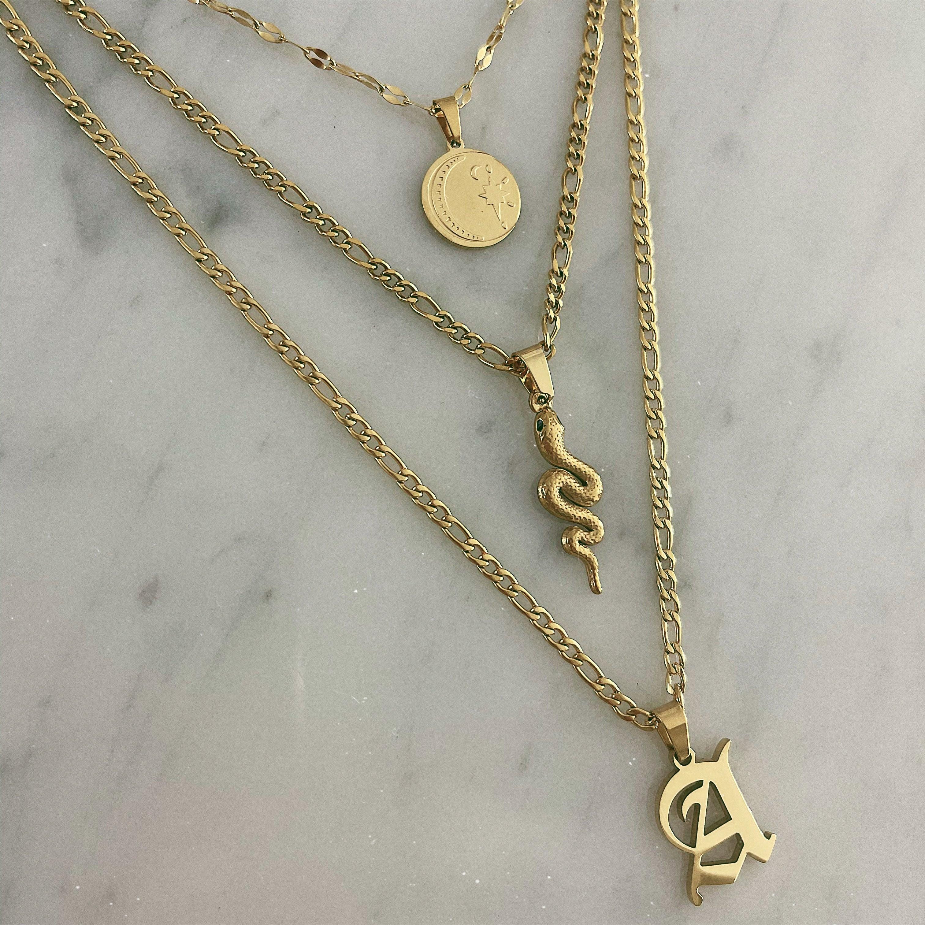 Supreme Initial Necklace
