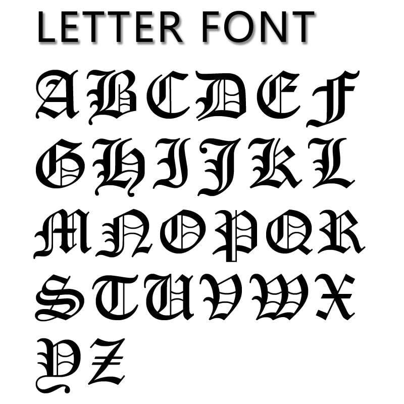 Supreme Initial Necklace