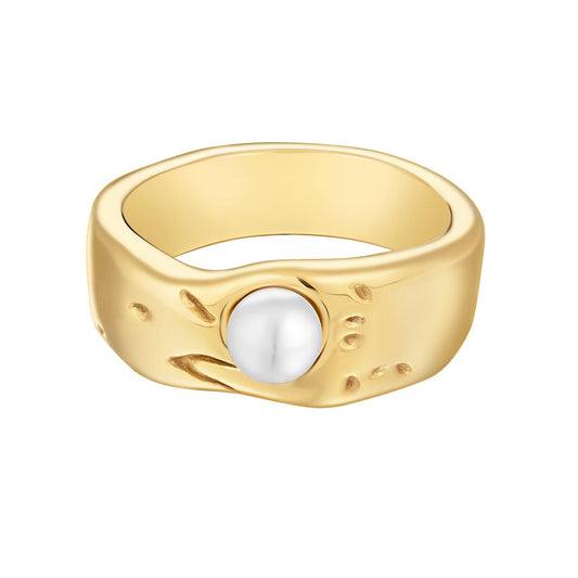 Tiki Pearl Ring