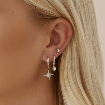 Tilly Opal Hoop Earrings