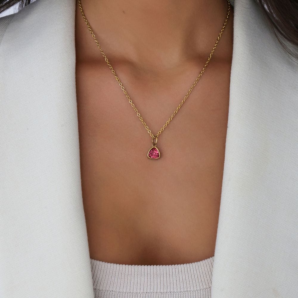 Trio Birthstone Necklace