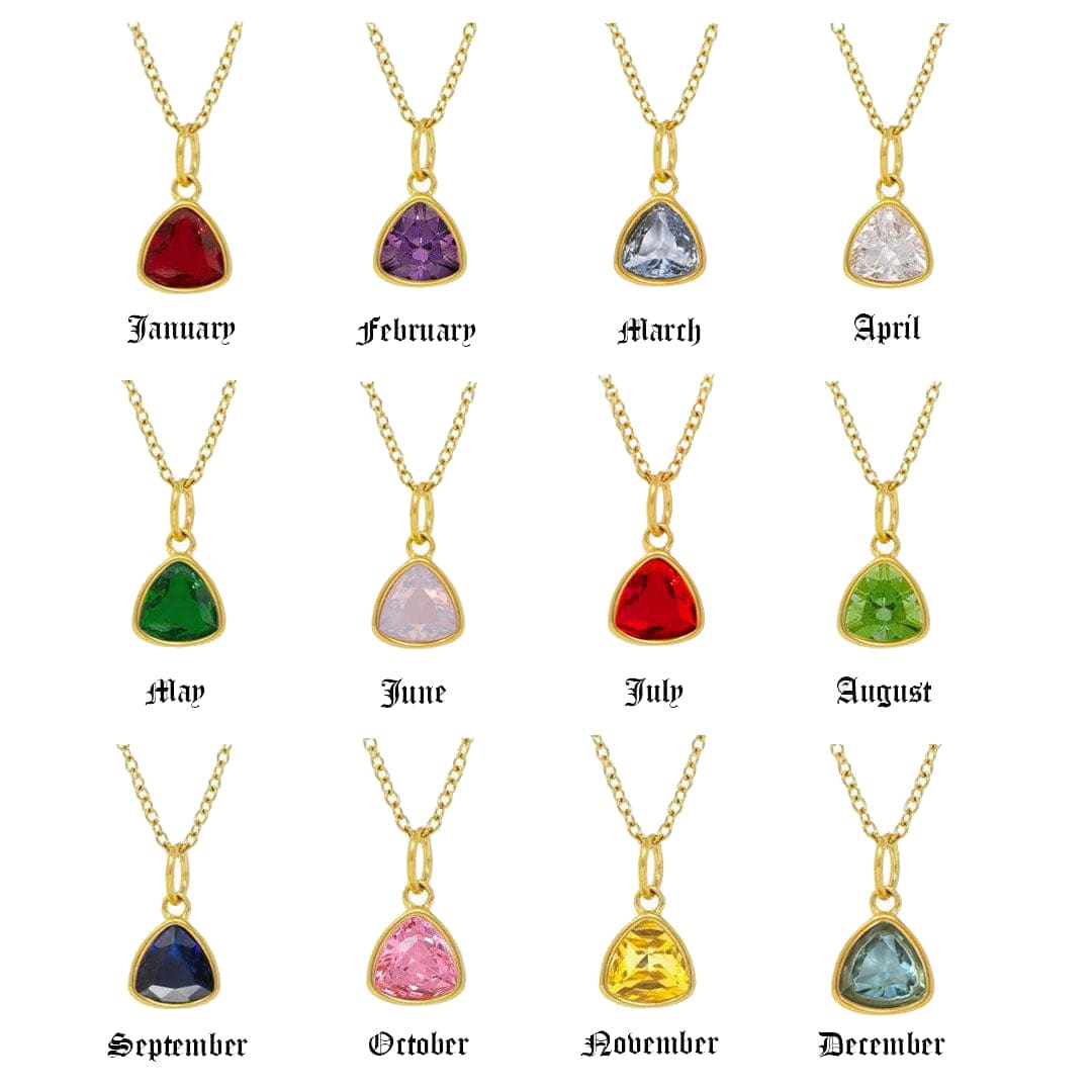 Trio Birthstone Necklace