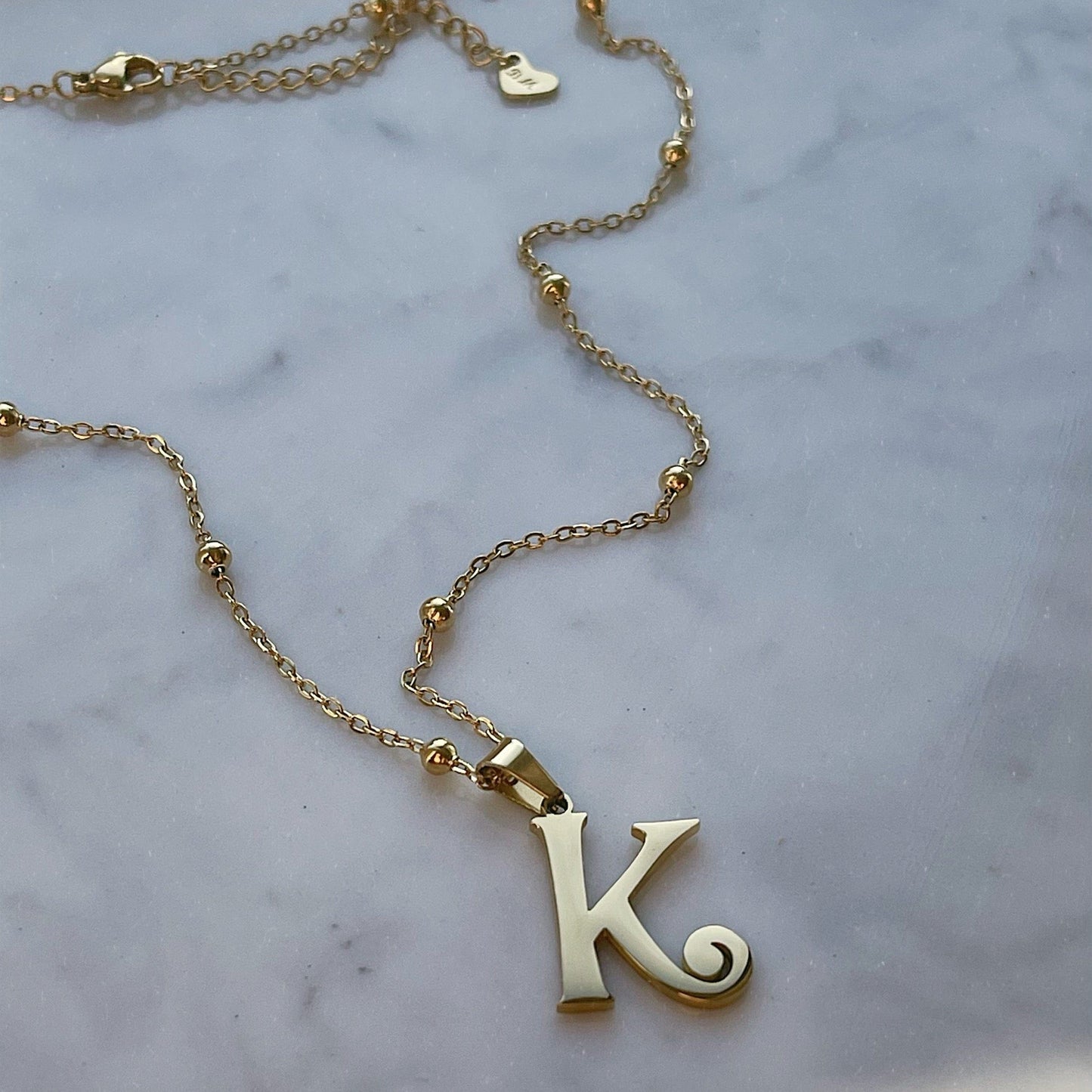Trivia Initial Necklace
