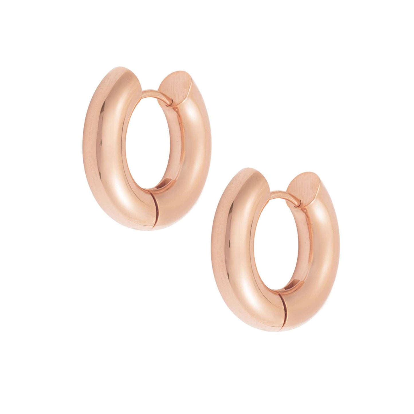 Tube Hoop Earrings