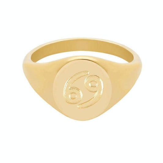 Twilight Zodiac Signet Ring