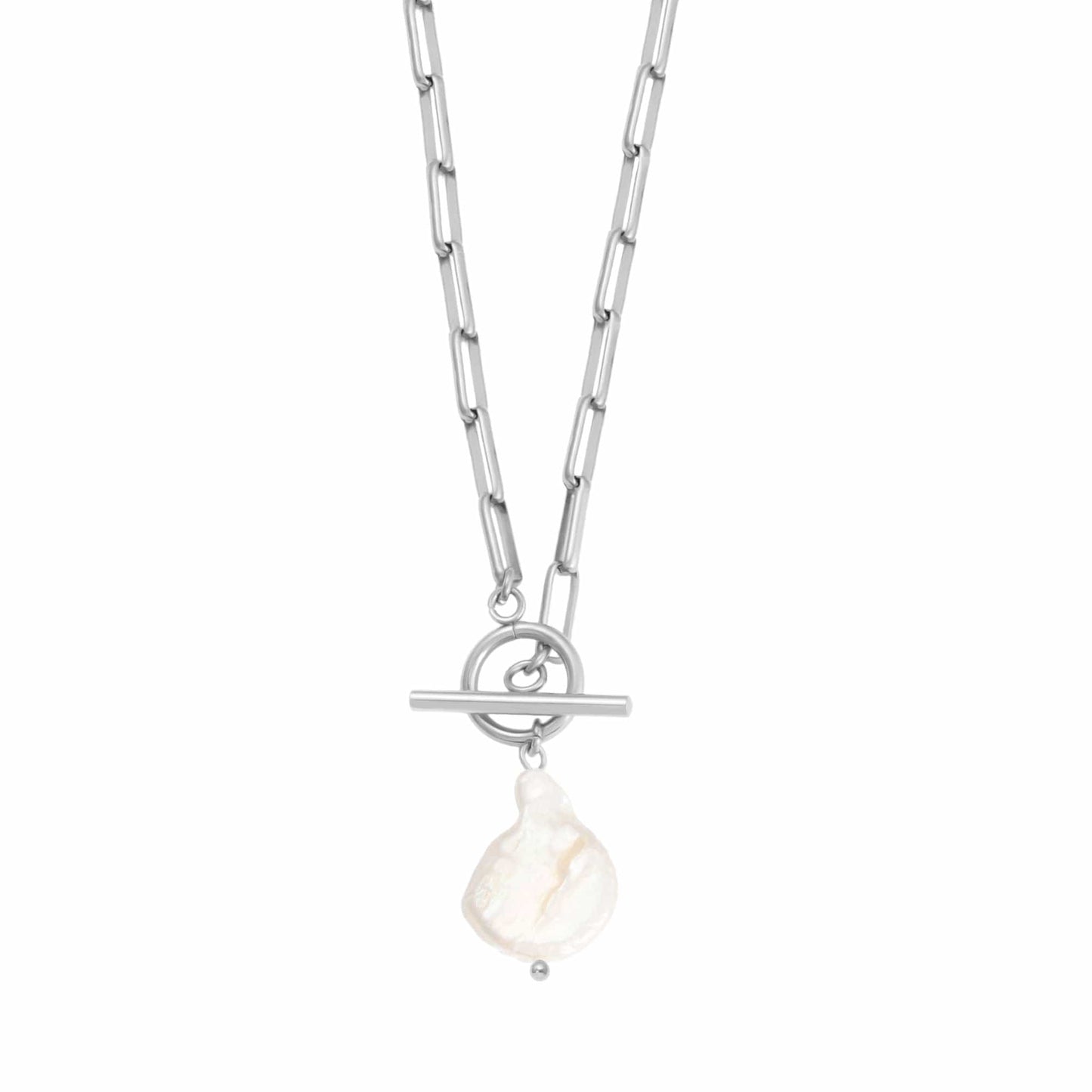 Waikiki Pearl TBar Necklace