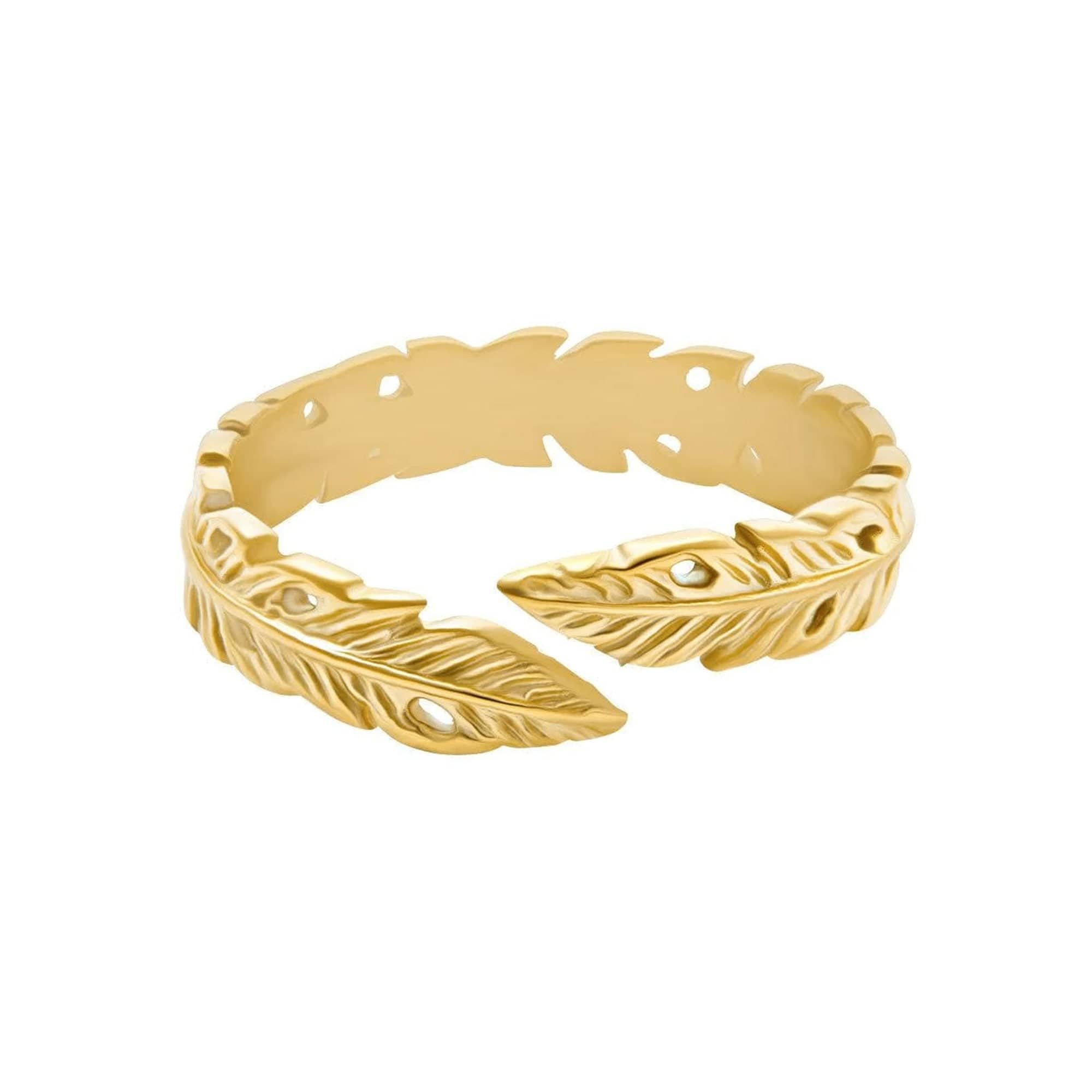 Wraparound Feather Ring