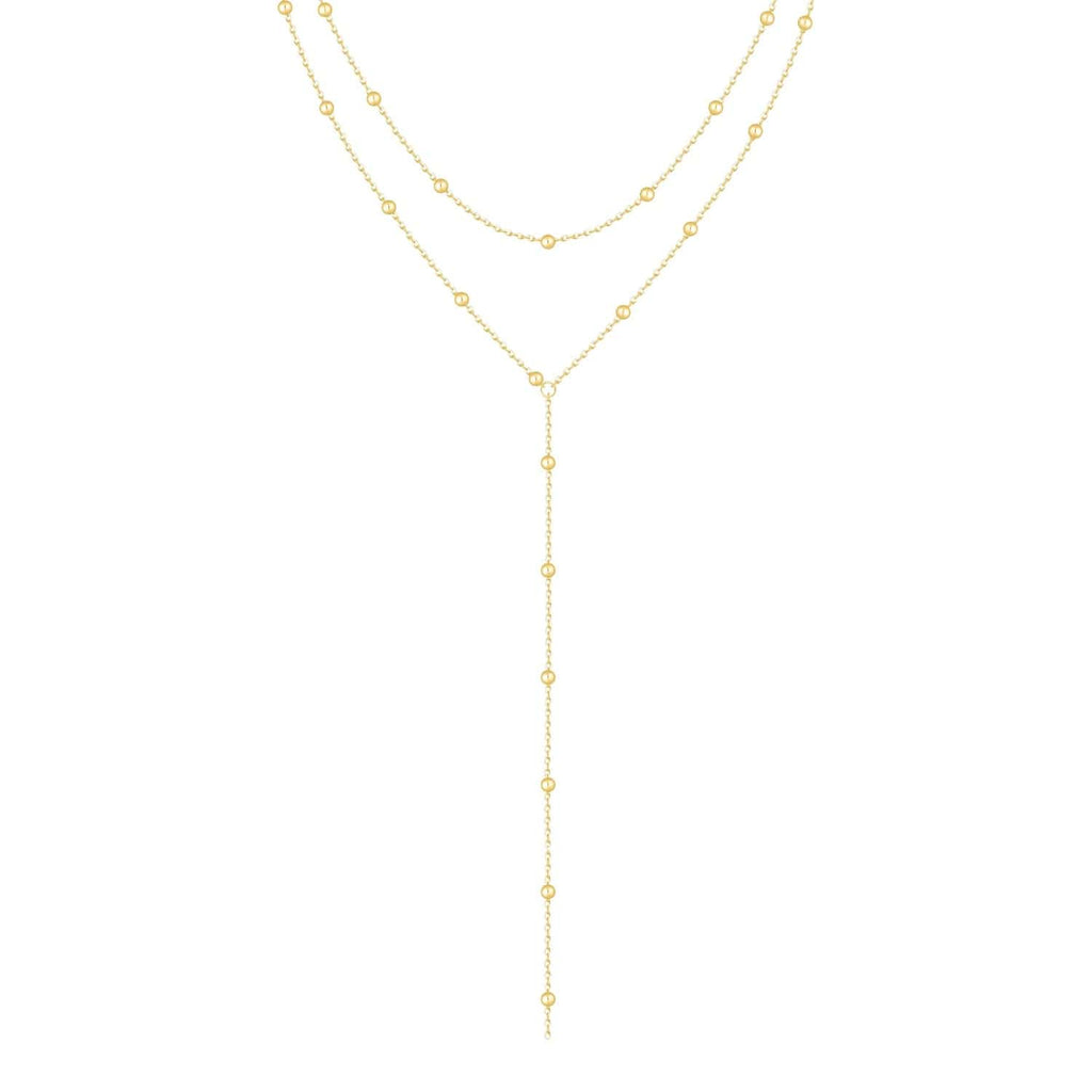 Wren Layered Lariat Necklace