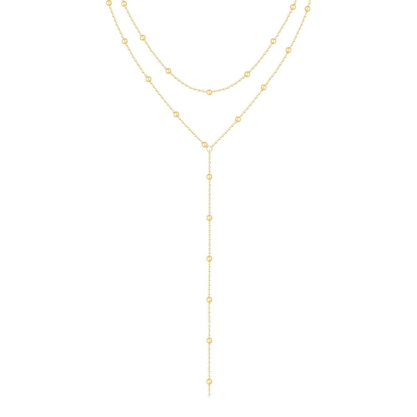 Wren Layered Lariat Necklace