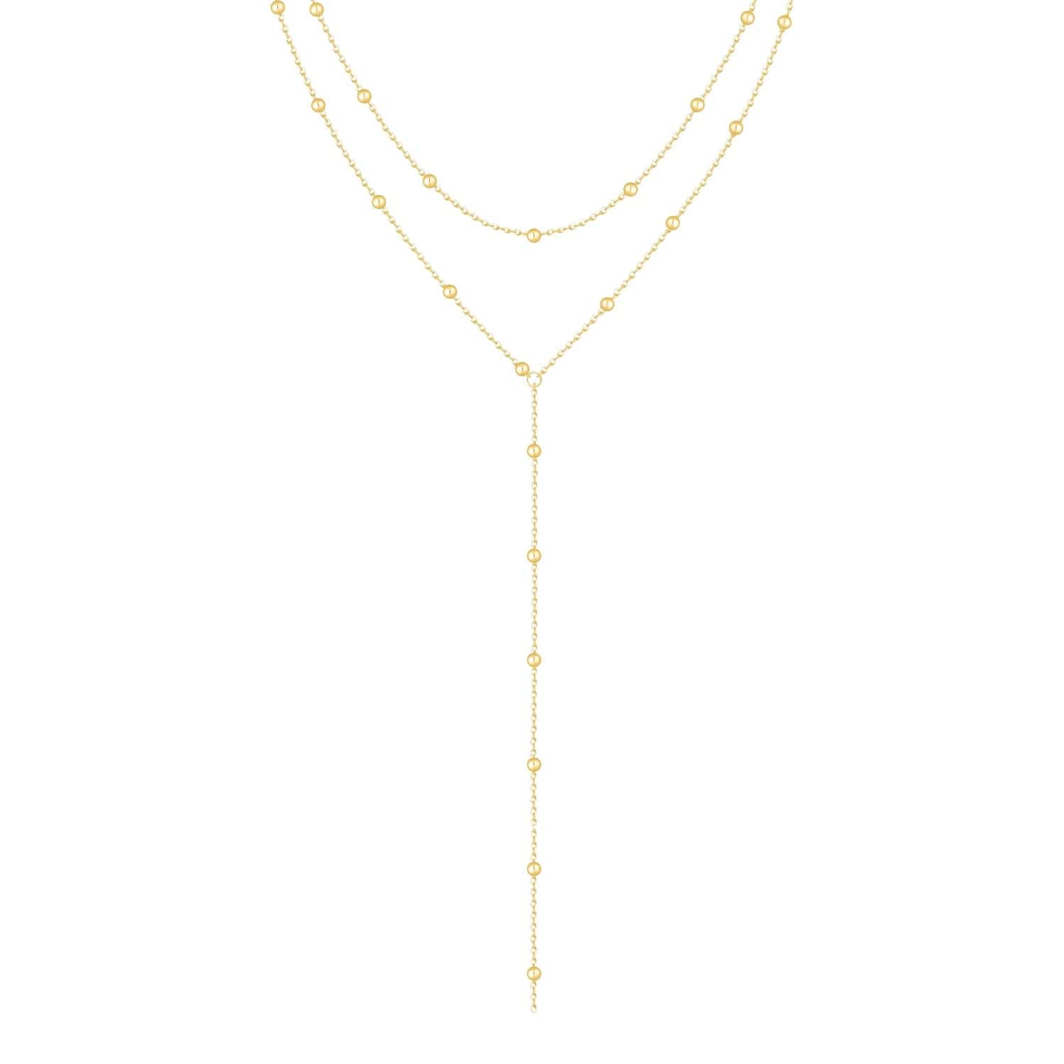 Wren Layered Lariat Necklace