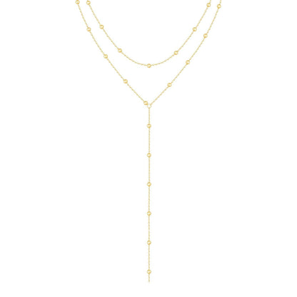Wren Layered Lariat Necklace